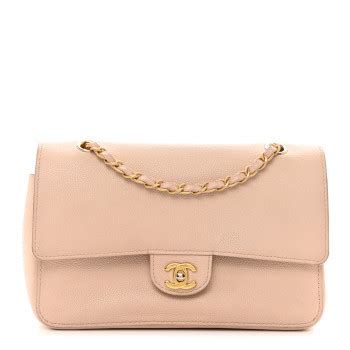 chanel nude bag - CHANEL Grained Calfskin Medium Classic Pure Double Flap .